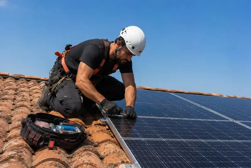 Maintenance et monitoring de panneaux solaires à Moras-en-Valloire